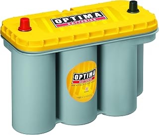 OPTIMA® Batteries D31A YELLOWTOP® Dual Purpose Boat/RV Sealed AGM Battery | High Performance Car, Truck and SUV Battery, 900 CCA, Maintenance Free, Versatile Mounting