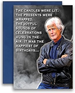 Dateline Inspired Keith Morrison Parody Funny Birthday Card Murder Mystery Greeting Card 5x7 inches w/Envelope