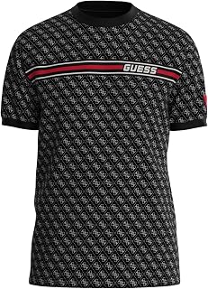 Guess Jamey - T-Shirt Uomo Girocollo con Stampa