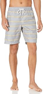 Amazon Essentials Men's 9" Swim Shorts with Mesh Lining, Pockets, Drawstring Closure