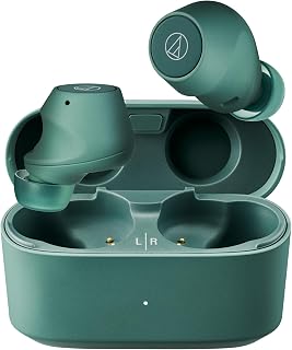 Audio-Technica ATH-CKS30TW+ (E) Wireless Earbuds, Bluetooth, Noise Canceling, Heavy Bass, Up to Approx. 20 Hours Playback, IP55, Waterproof and Dustproof, Multi-Point Compatible, Small, Lightweight
