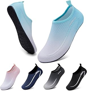 WateLves Women's Men's Quick Dry Super Lightweight Non-Slip Water Shoes for Beach and Snorkeling Unisex