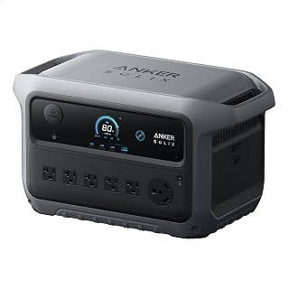 Anker SOLIX C2000 Gen 2 Portable Power Station, 2,048Wh, 2,400W, Camping | 2,048Wh LiFePO4 Battery, Full Charge in 58 Min, 2,400W (Peak 4,000W) Solar Generator for USP, Outdoor and Emergency Use