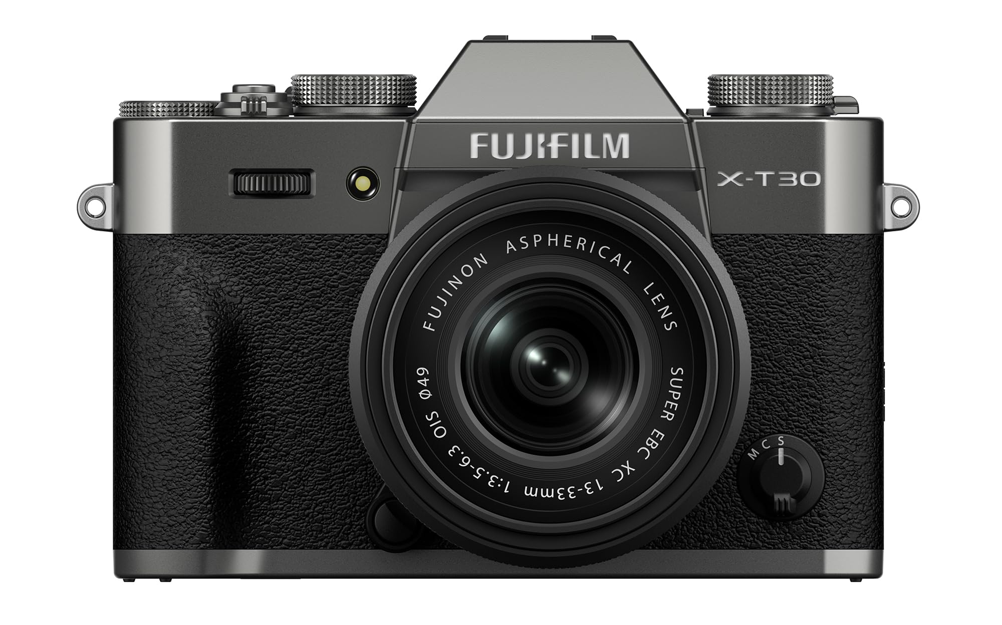 FUJIFILM X-T30 III Mirrorless Camera Body, with XC13-33mm Lens Kit, Charcoal Sil