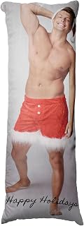 Easycosy Custom Pillow with Picture & Text, Two-Sides Velvet Customized Photo Pillowcase, 20"x60" Personalized Body Pillow Cover with Photo, Custom Love Keepsake (No Pillow Insert)