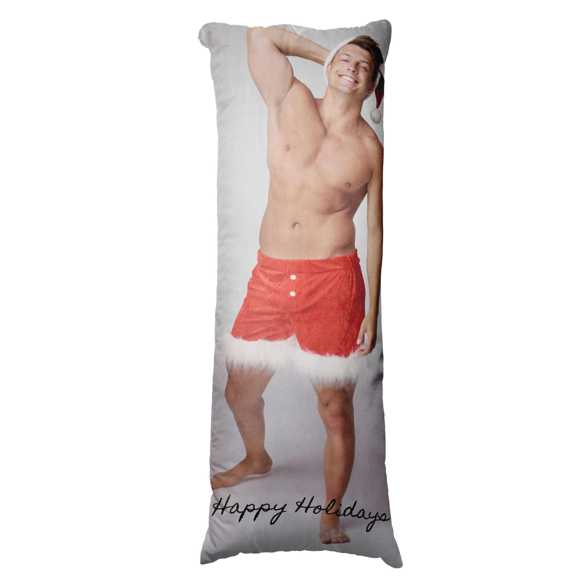 Easycosy Custom Pillow with Picture & Text, Two-Sides Velvet Customized Photo Pi