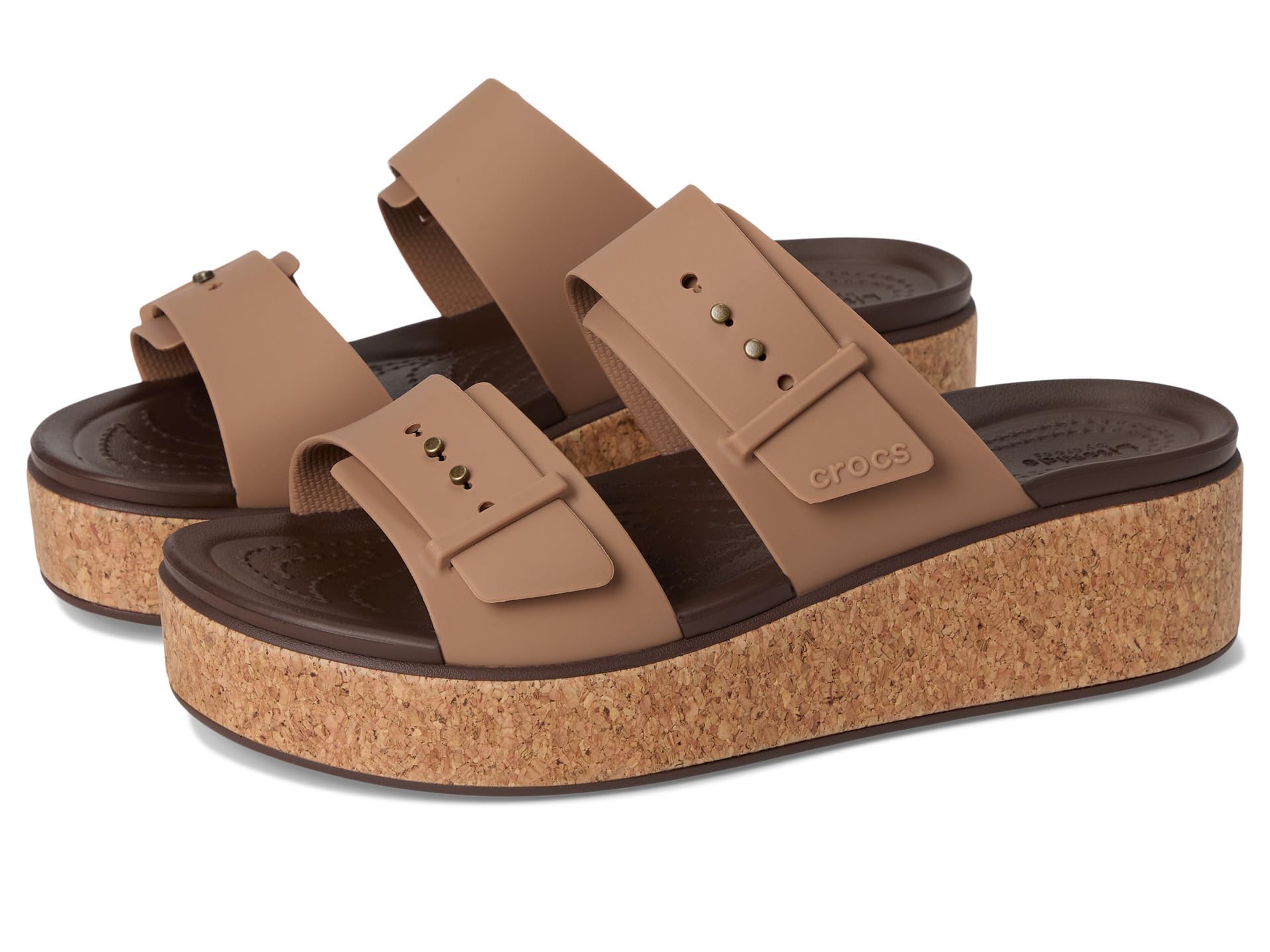 Crocs Brooklyn Cork Buckle, Women's Sandals