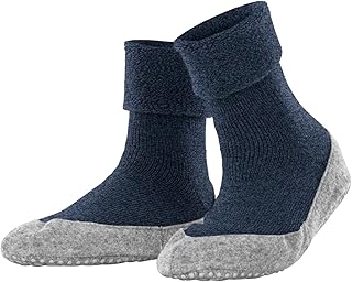 FALKE Women's Cosyshoe Slipper Socks Anti-Slip Nubs Printed On Felt Sole Improved Grip Thick Comfortable Warm Full Inner Plush Breathable Climate-Regulating Odour-Neutralising Wool 1 Pair