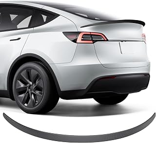 Arcoche Spoiler Wing Performance for Tesla Model Y 2020-2024 | (Matte Carbon Fiber) OEM Rear Trunk Lip for Tesla 2020-2024 Model Y Accessories Rear Trunk Lip Tail Lid ABS Material