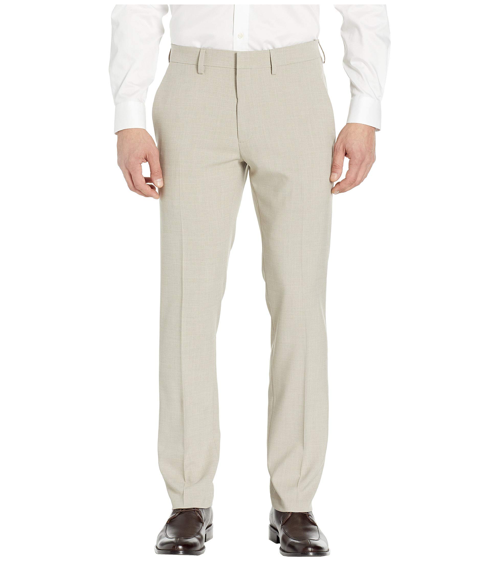 Kenneth Cole Reaction Pantaloni da Uomo in Tessuto Elasticizzato Slim Fit