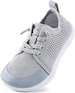 WateLves Toddler Little Kids Wide Barefoot Shoes Boys Girls Minimalist Sneakers Lightweight Breathable Walking Shoes | Naturally Splay | Flexible Fit