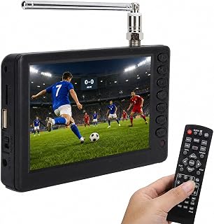 Yoidesu Portable TV 5" ATSC, Mini Digital TV with FM Radio for Car Camping