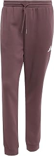 adidas Men's Essentials Feelcozy Fleece Pant, Aurora Ruby/White, XL