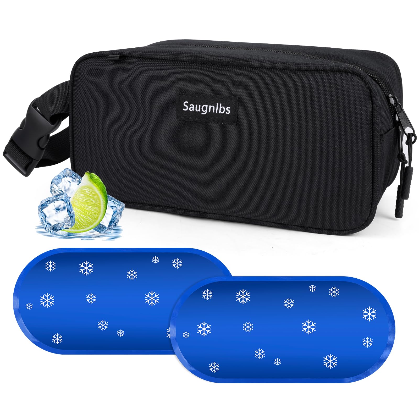Small Cooler Bag,Mini Cooler Bag with Ice Packs,Insulated Lunch Bag with Handle 