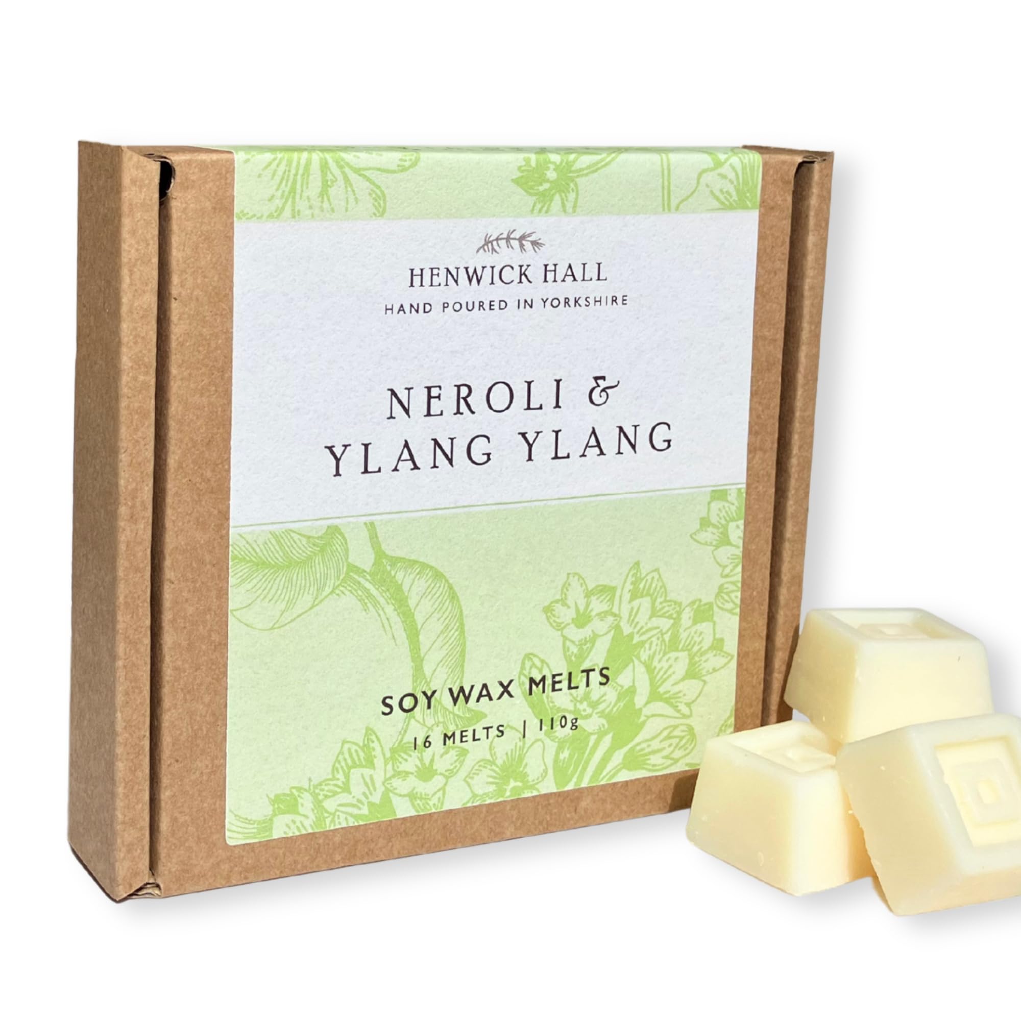 Neroli & Ylang Ylang Scented Soy Wax melt Gift Box- 16 fragranced Wax Melts, Han