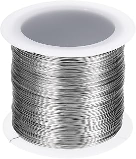 Generic Artistic Wire 100m Stainless Steel Wire 26 Gauge Tarnish Resistant Wire for Jewellery Making, Craft Supplies