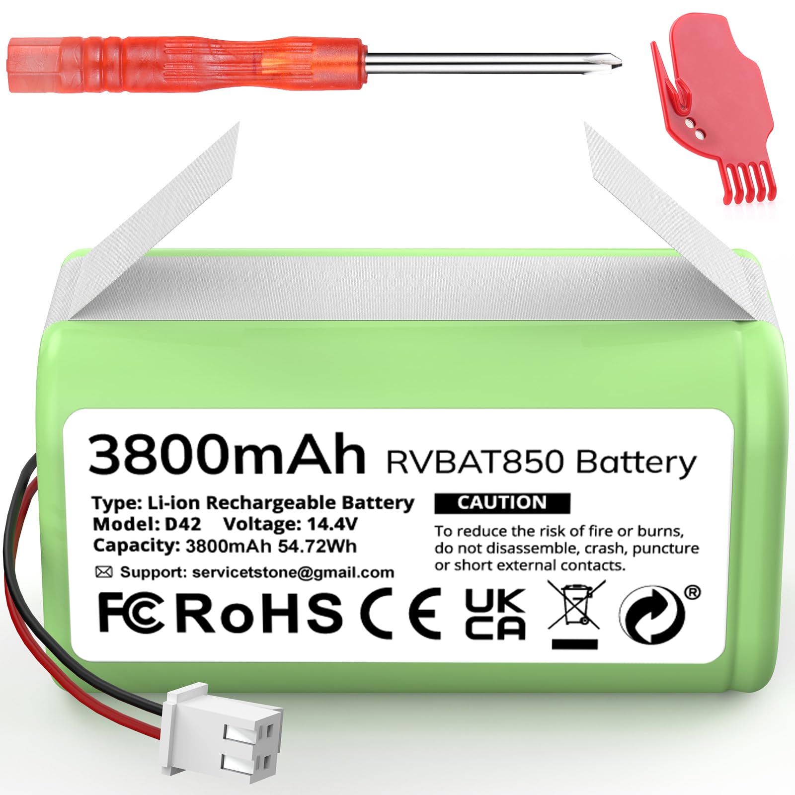 Morpilot 3800mAh RVBAT850 Battery, Battery Replacement for Shark Vacuum | Suitab