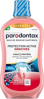 Parodontax Daily Mouthwash, Active Protection, for Gums and Healthy Teeth, Extra Fresh Mint, Alcohol Free, 500 ml