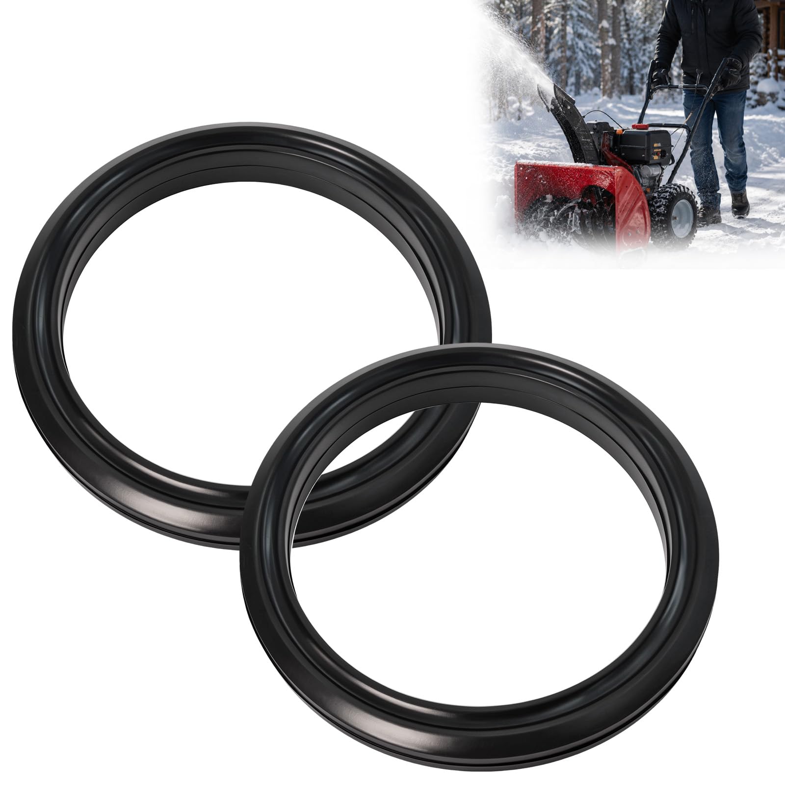 Podoy Upgrade 935-0243B 240-991 Rubber Friction Wheel Disk, 2PCS | Compatible wi