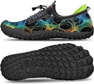 CROVA Kids Water Sports Shoes Ultra Light Totally Drainage Quick-Dry Aqua Socks Barefoot Slip-on for Boys Girls Toddler