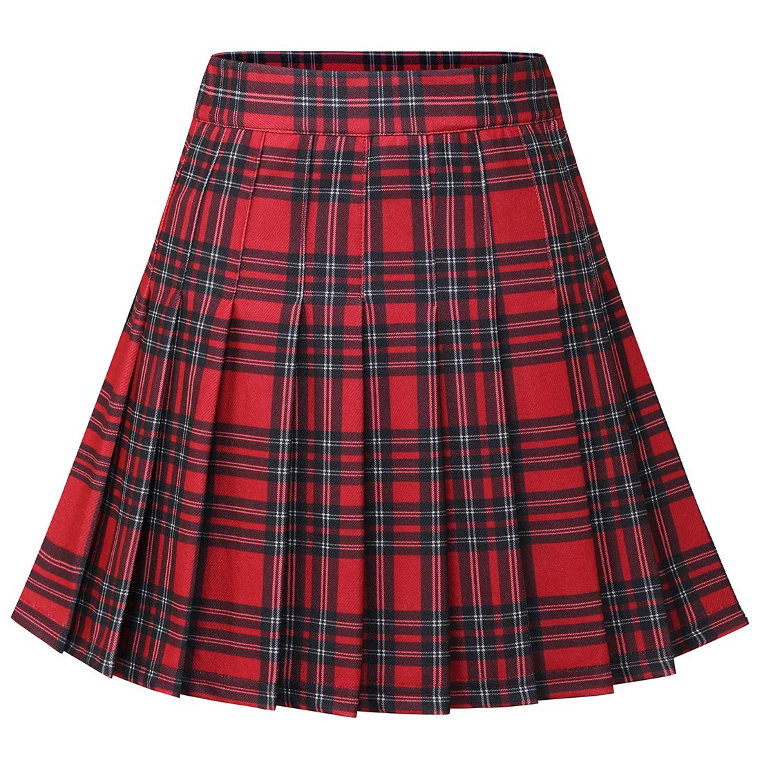 Dressystar Girls Tartan Pleated Skirt