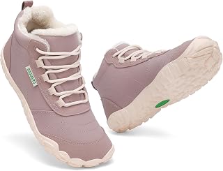 SAGUARO Barefoot Women's Winter Warm Lined Wide Toe Box & Drop Zero Sole Size 3-8