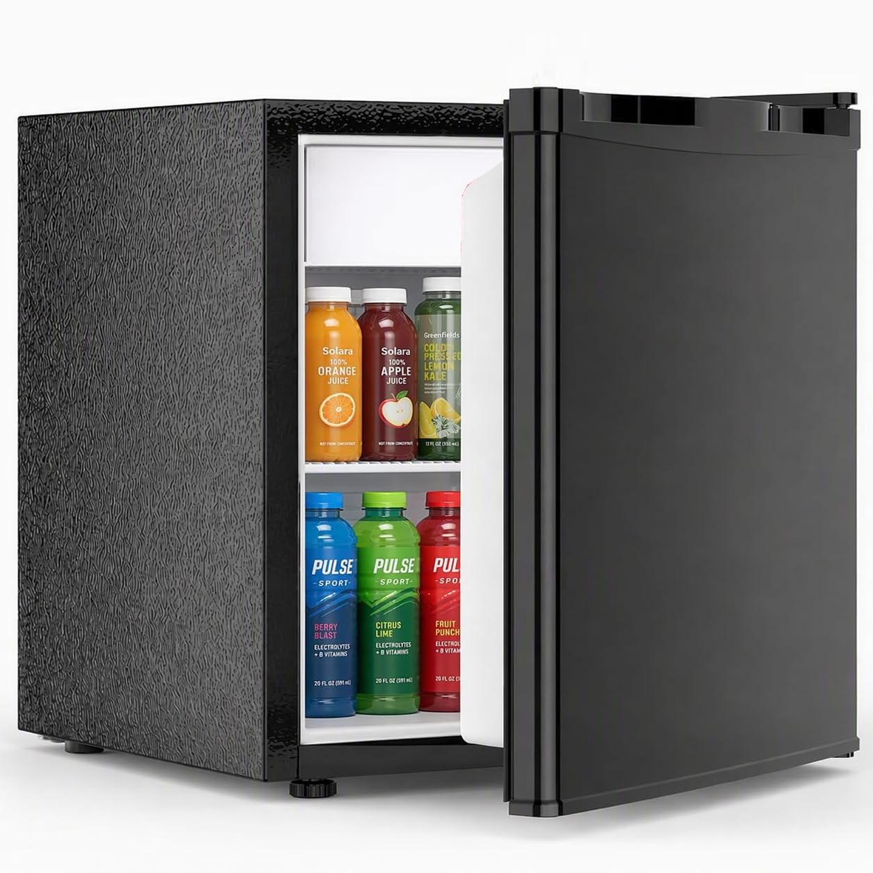 Antarctic Star 1.6 Cu.Ft Small Refrigerator 7 Adjustable Thermostat, Silver | Fr