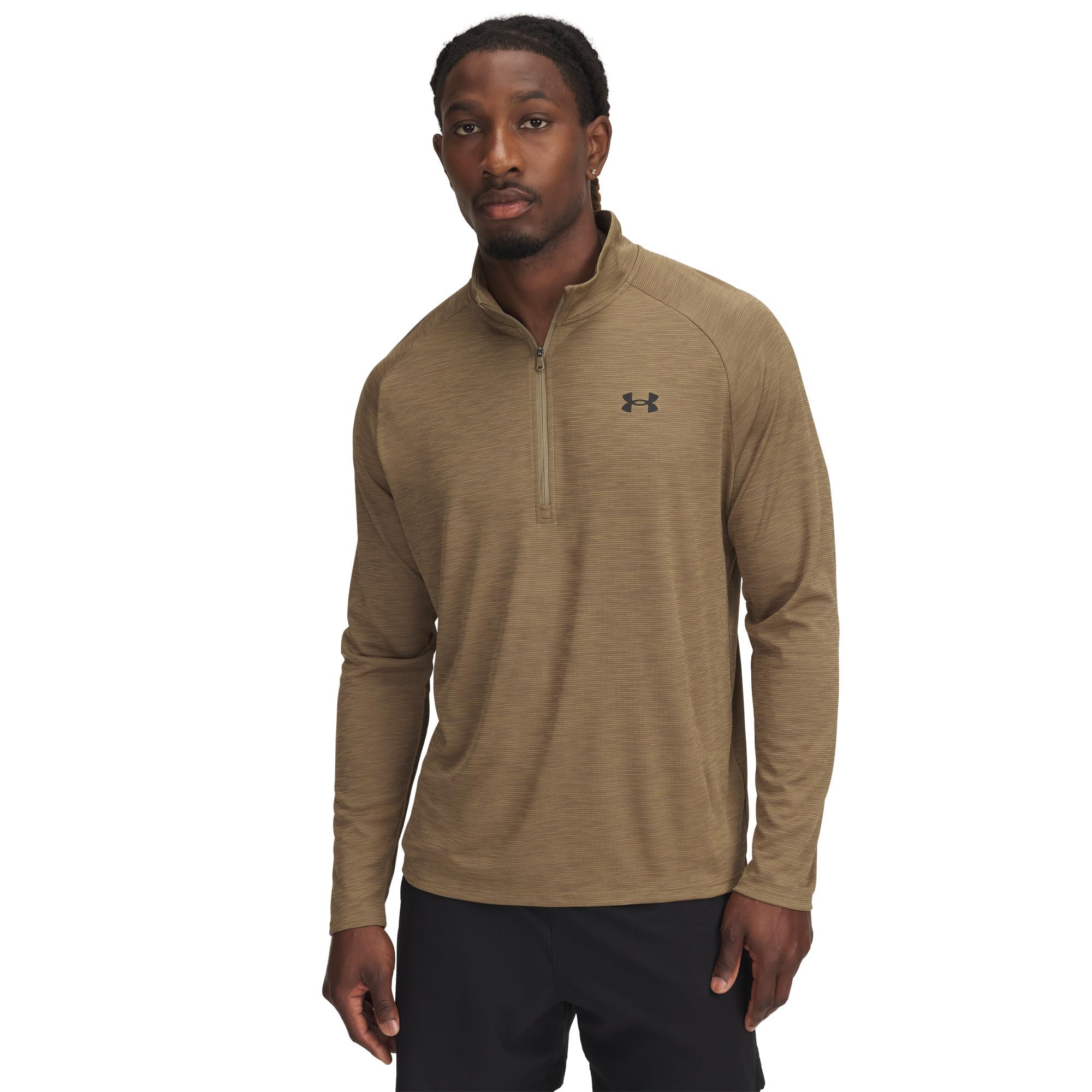 Under Armour Tech テクスチャード加工 1/2ジップ