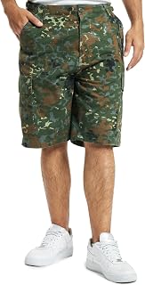 Brandit Men's BDU Ripstop Cotton Durable Breathable Multi Pocket Tactical Casual Active Outdoor Cargo Shorts