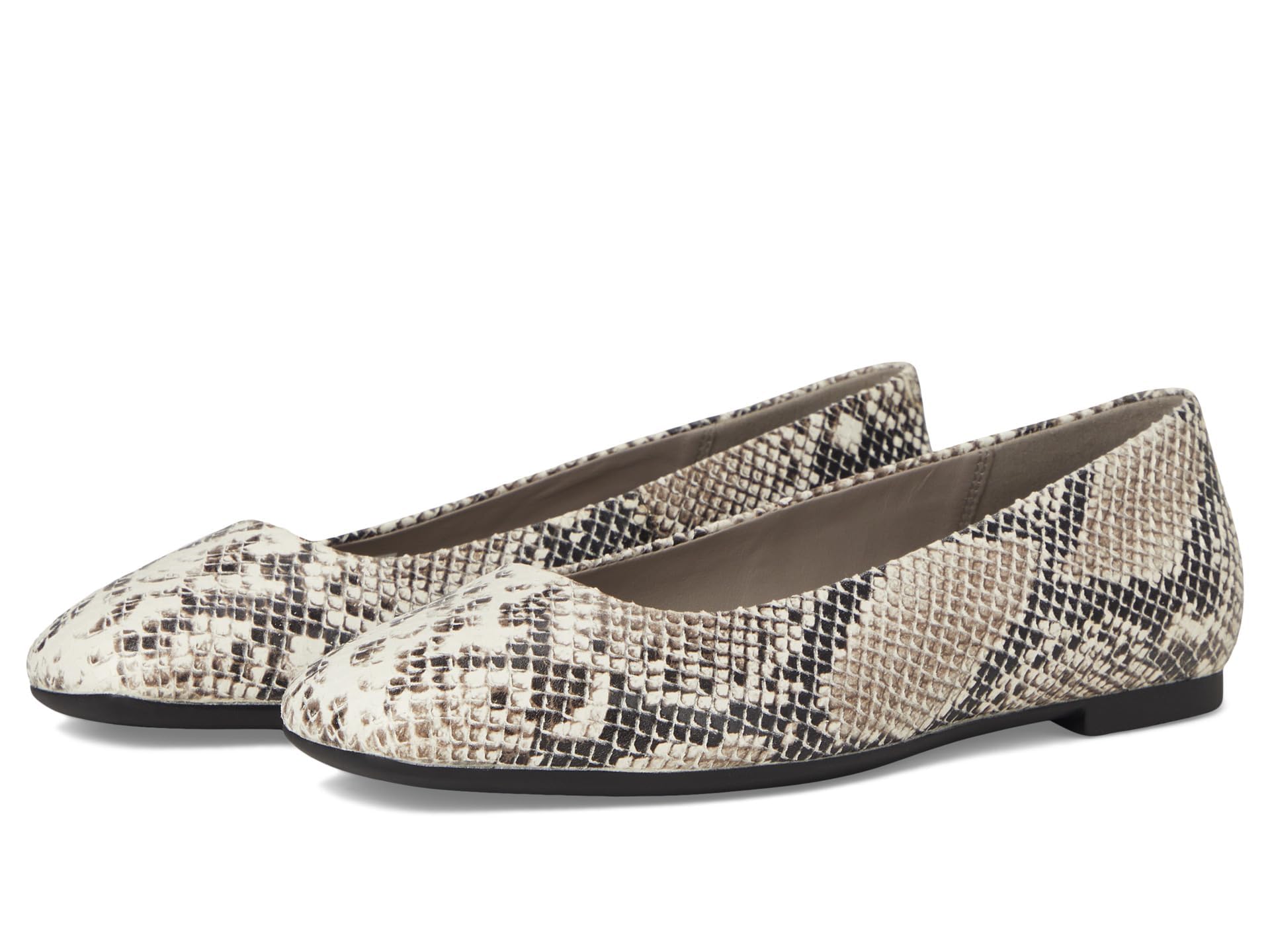 ECCO Womens Margot Plain Toe Ballerina Ballet Flat