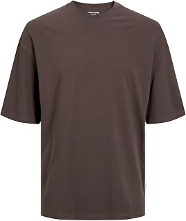JACK & JONES Male T-Shirt Plain Crew Neck T-Shirt