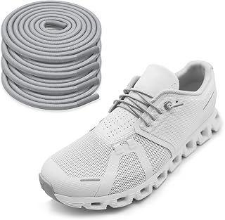 2 Pairs of Slim Stretch Shoelaces for On Cloud 5&6 Running Shoes, 2.5 mm Round Laces Extendable without Tie