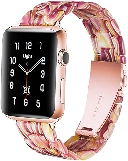 Light House Apple Watch Bands-Fashion Lightweight Resin iWatch Bands for Women Men 38mm/40mm/41mm/42mm(Series 11 10), 49mm/46mm/45mm/44mm/42mm(S 3 2 1), Compatible with Apple Watch Series 11 SE 10 9 8 7 6 5 4 3 Ultra