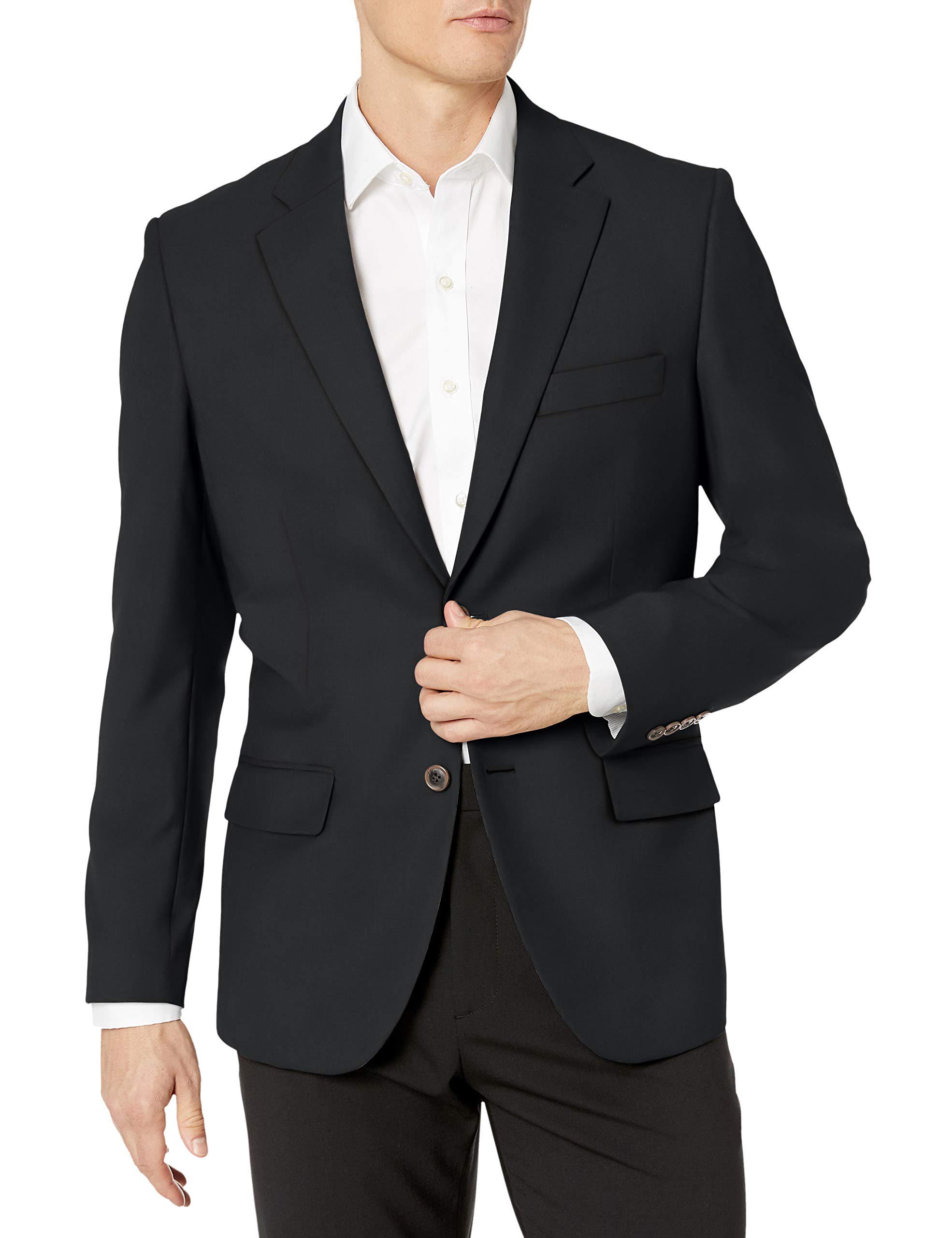 Amazon Essentials Men's Elegant Casual Long Sleeve Classic Fit Button Front Blaz