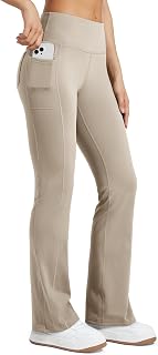 WILLIT Women's Thermal Leggings Yoga Leggings Winter Warm Sports Leggings High Waist with Pockets
