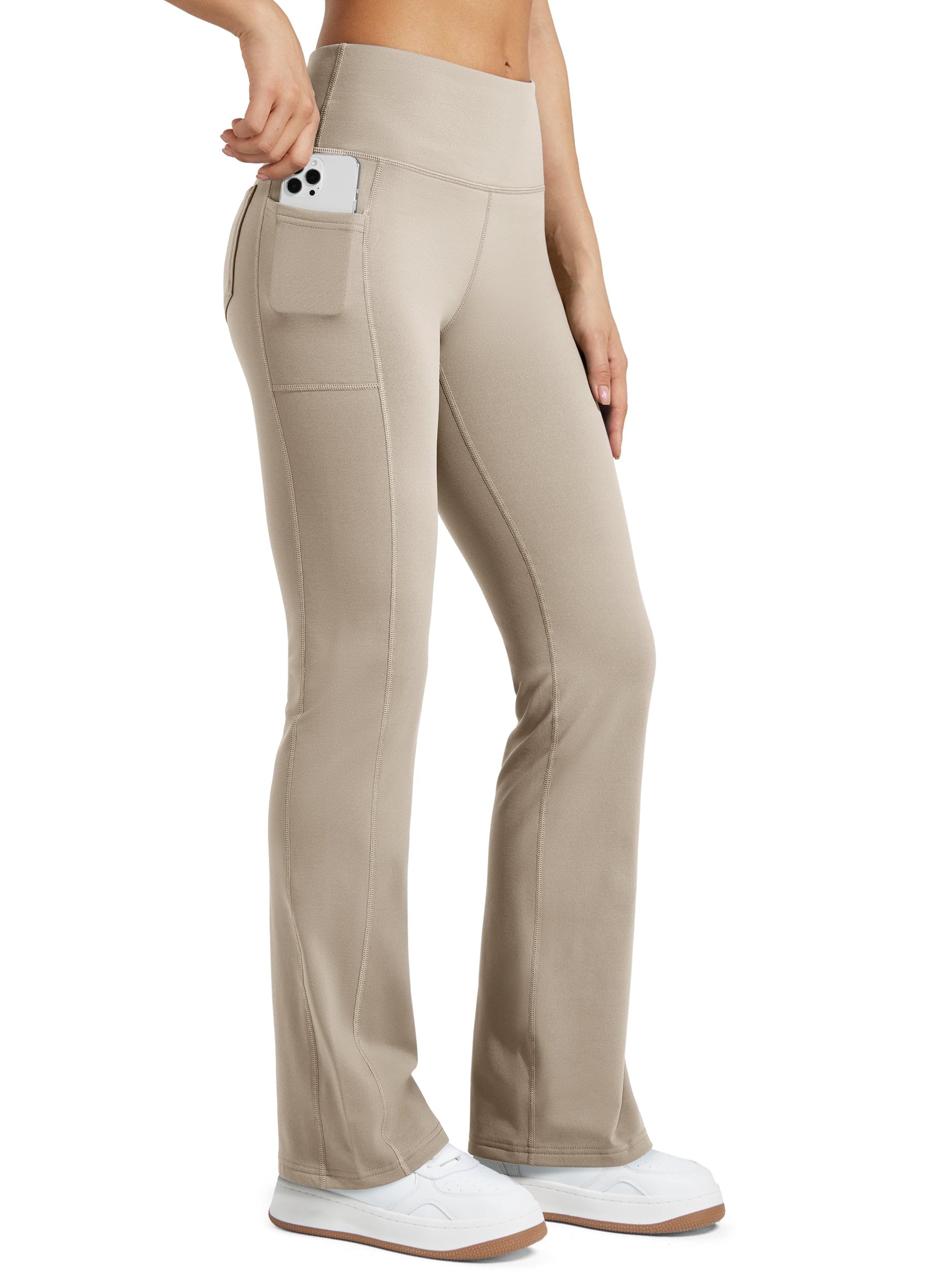 WILLIT Women's Thermal Leggings Yoga Leggings Winter Warm Sports Leggings High W