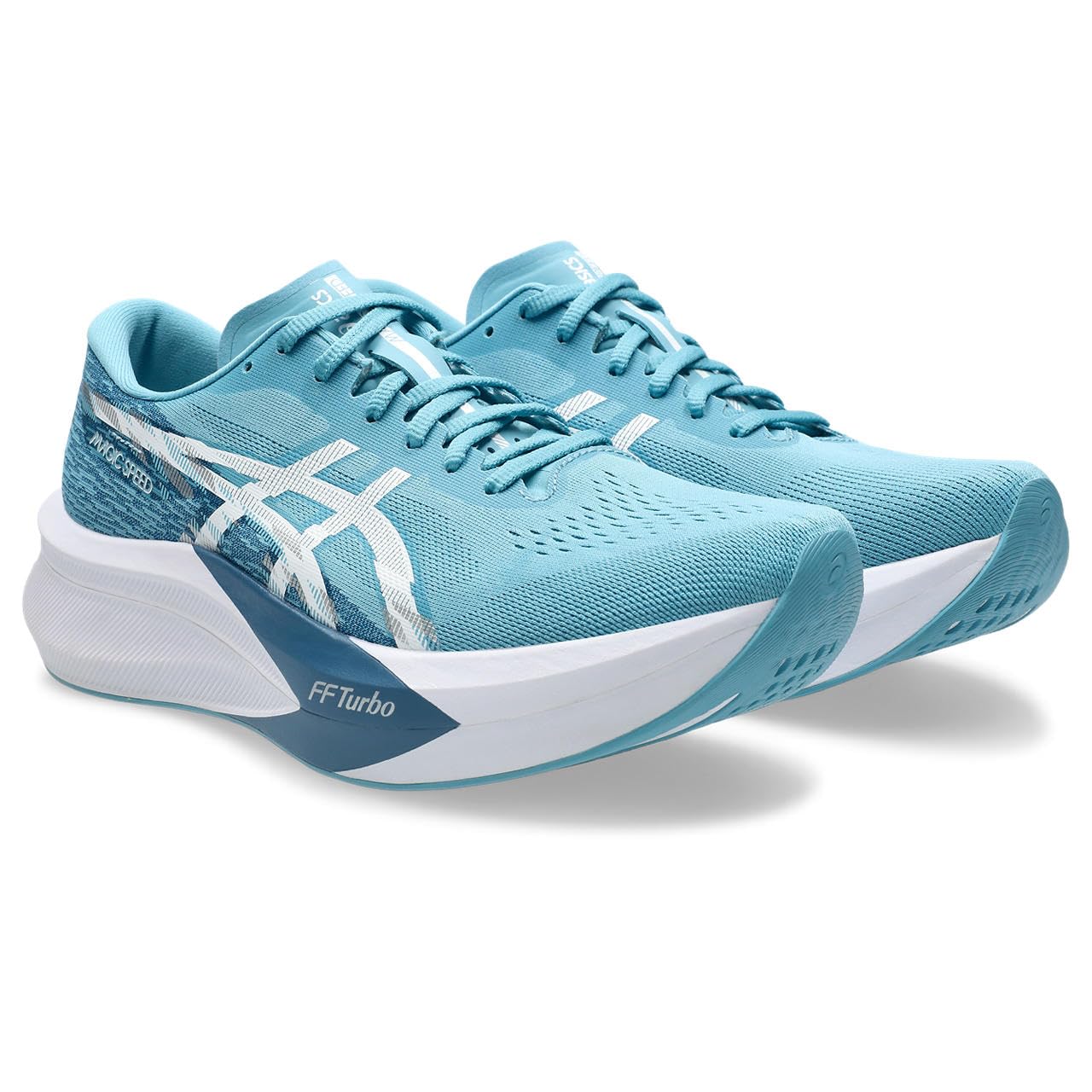 ASICS Men's Magic Speed 4 Sneaker, Stillwater White, 6.5 UK, Stillwater White, 4