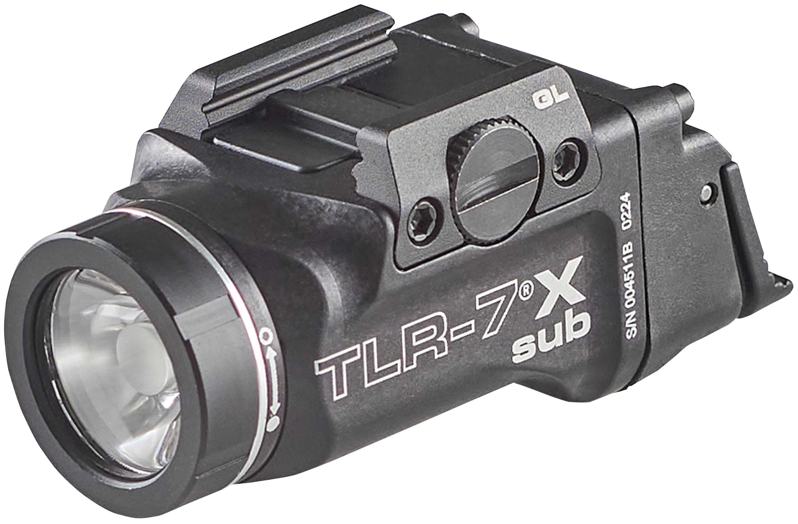 Streamlight 69400 TLR-7 X Sub Gun Light, Black | For use with GLOCK® 43X MOS, GL