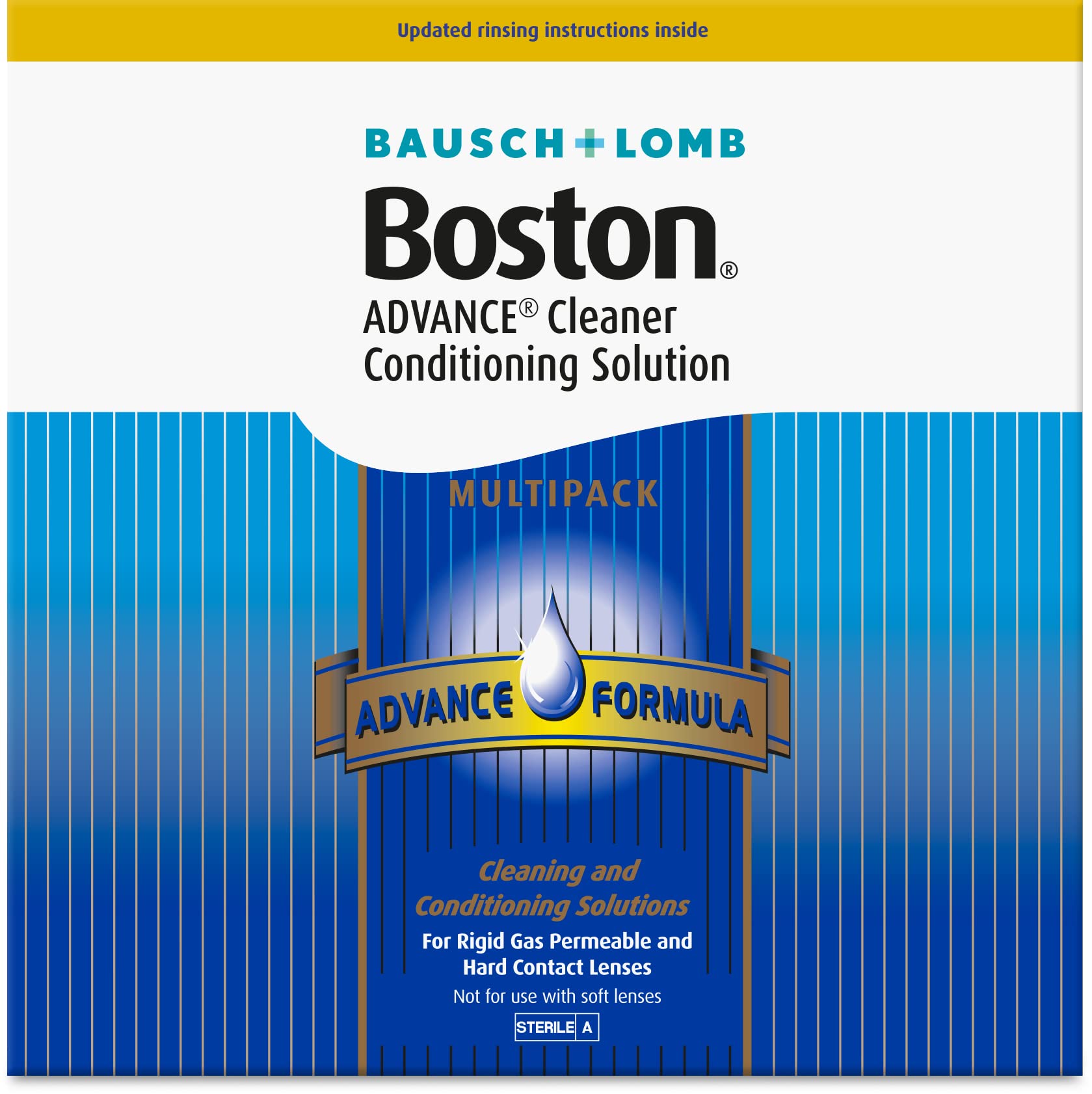 Boston Advance Lenscare Multipack, for RGP Lenses, 3 x 30 ml + 3 x 120 ml | Baus