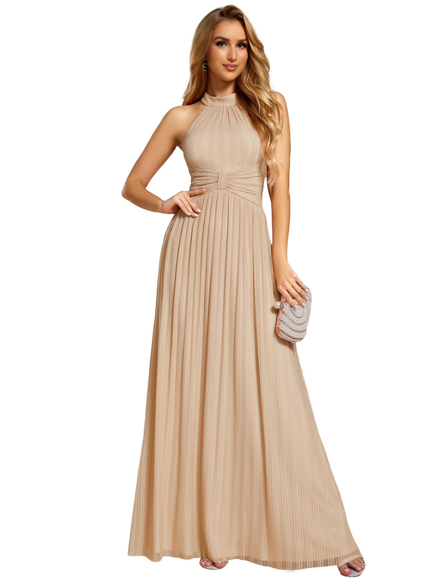 Ever-Pretty Shimmering Long Evening Dress