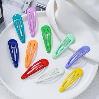 10pcs Women Non Slip Metal Snap Hair Barrette for Thin Hair - Stylish Hair Accessories for Thin Hair