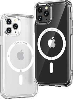 ONES Magnetic for iPhone 11 Pro Slim Case, [Compatible with MagSafe][Military-Grade Drop Protection][Anti-Yellowing][PC + TPU Hybrid], Shockproof Protective Cover, Scratch-Resistant Back, Transparent