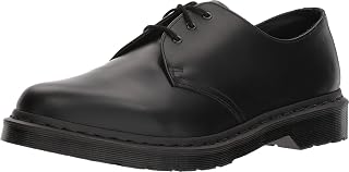Women's Dr. Martens 1461 Mono Smooth Leather Oxford Shoes - Black Smooth