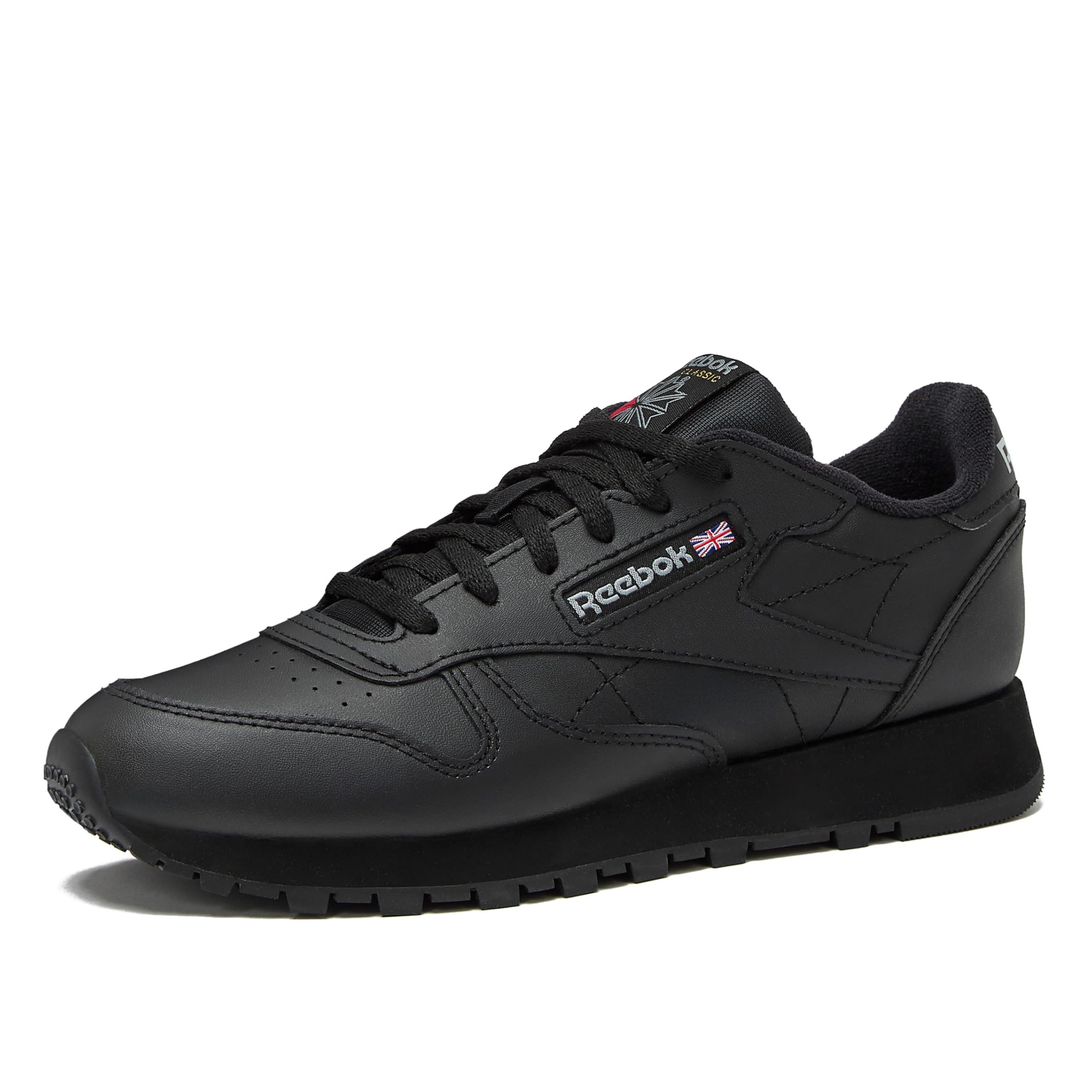 Reebok Classic Leather, Kids Sneakers, Black, 29 EU