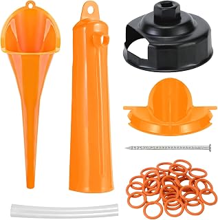 Oil Change Kit Compatible with Harley, Complete Motorcycle Oil Change Tool | with Filter Cap Wrench, Fill Tools &amp; 30Pcs O-Rings