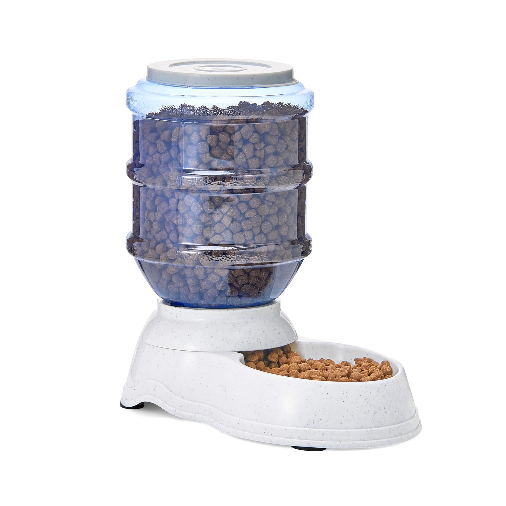 Amazon Basics Gravity Pet Food Feeder for Dogs and Cats, Easy to Clean, Easy to 