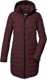 Killtec Damen Kow 96 Wmn Qltd Ct Steppmantel/Funktionsmantel in Daunenoptik mit abzippbarer Kapuze (1er Pack)