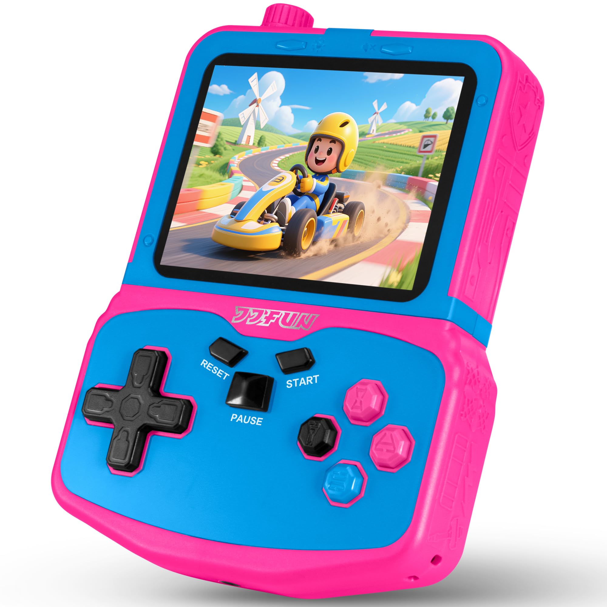 Handheld Game Console for Girls, 220 Retro Games Built-in, 3.5'' HD IPS Screen, 
