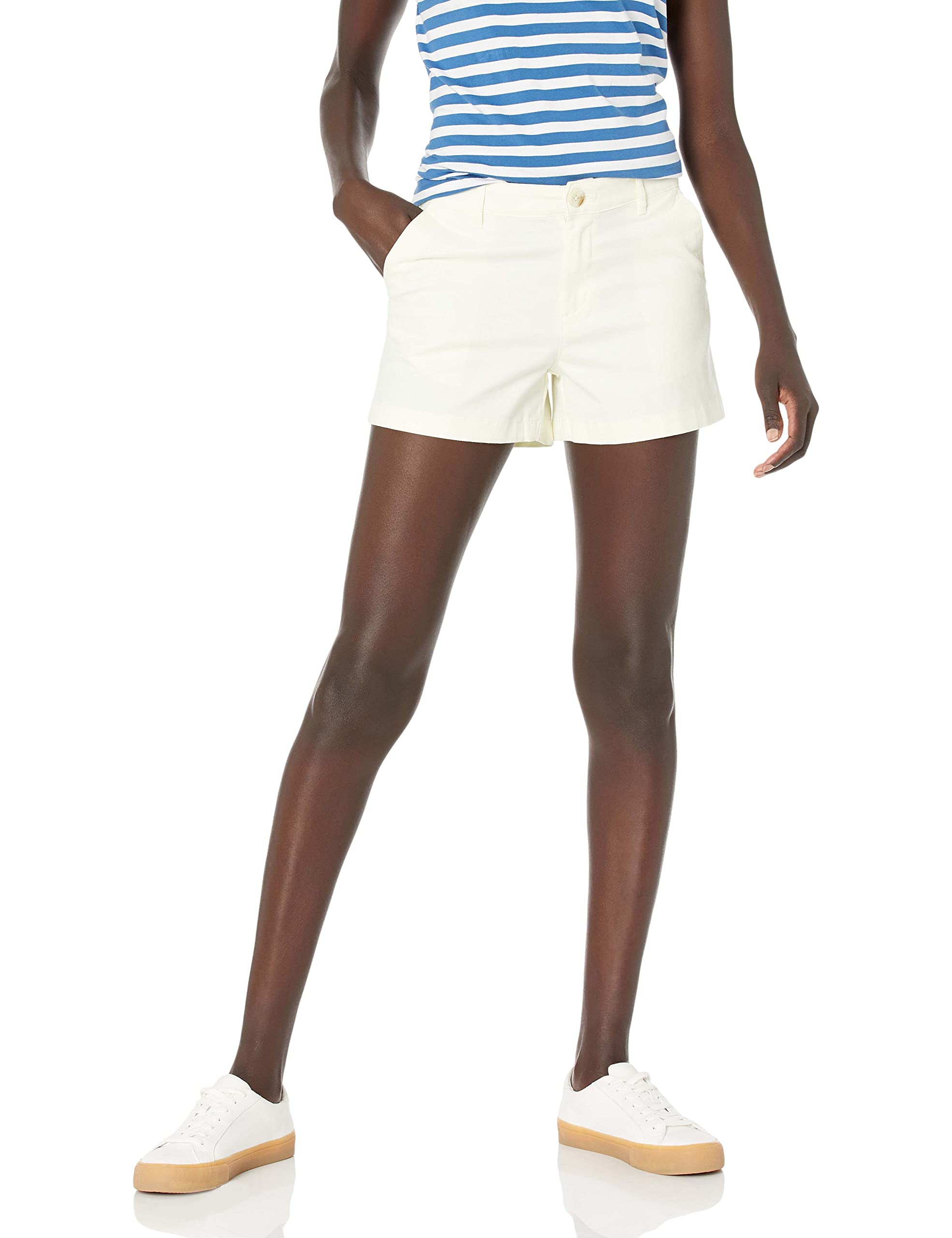 Amazon Essentials Womens 3.5 Inch Inseam Chino Shorts