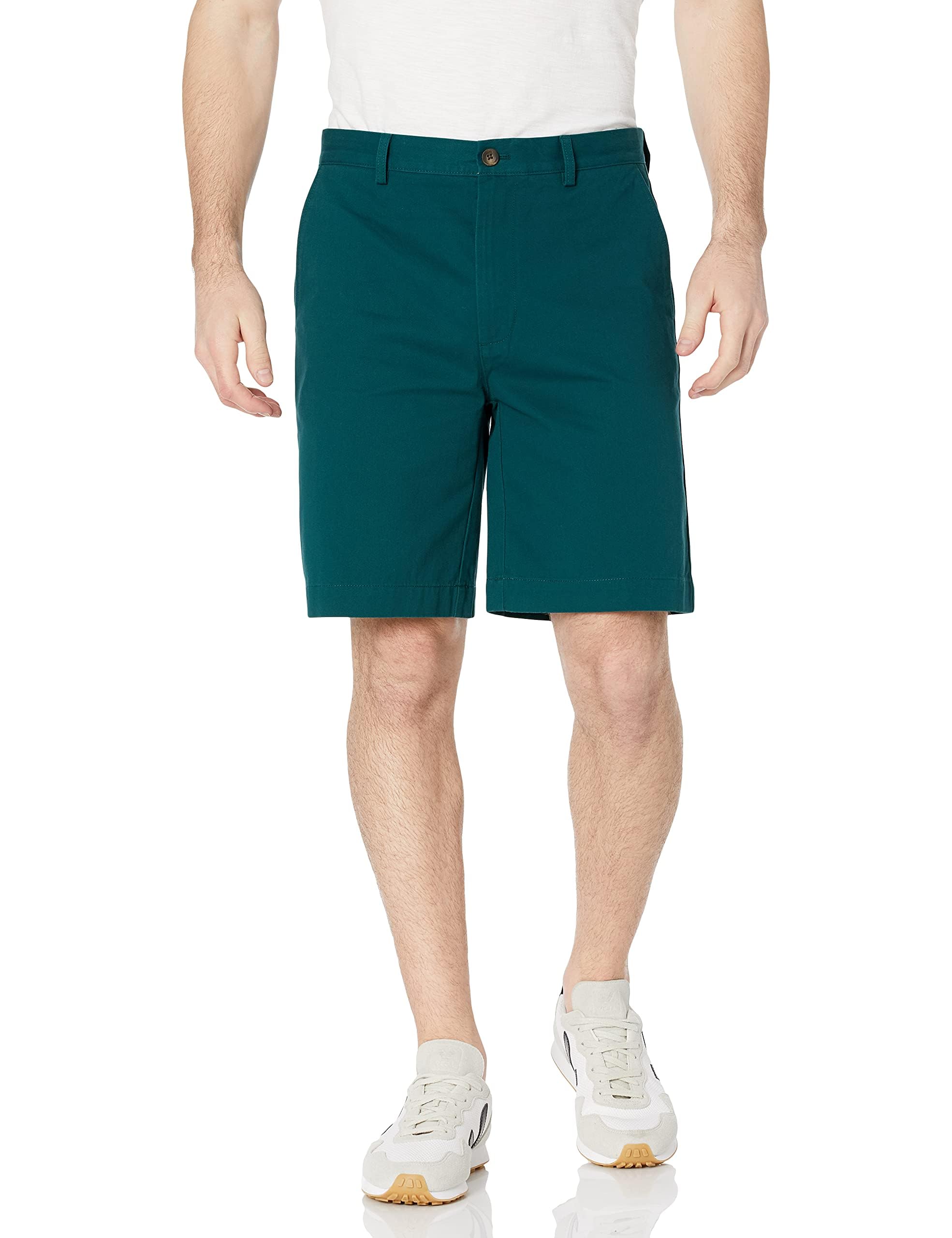 Amazon Essentials Men's Chino Shorts 100% Cotton Multi-Pack